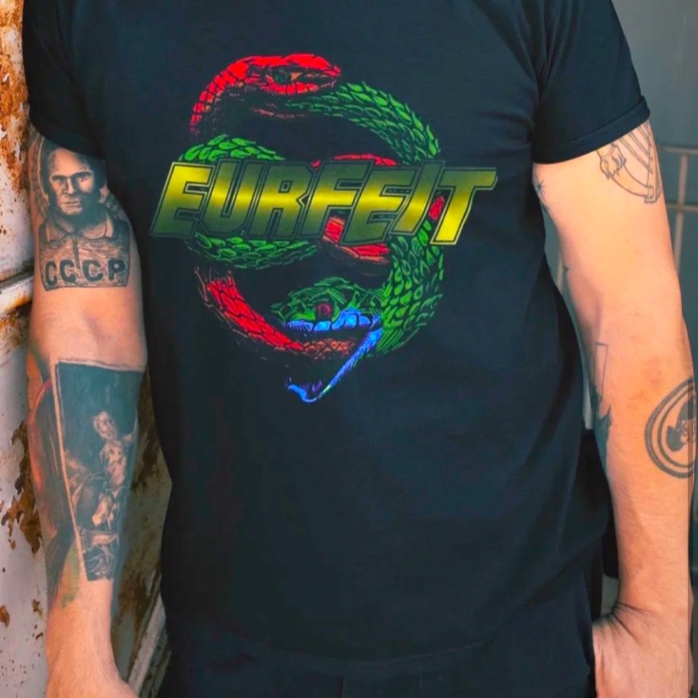 Eurfeit Designer Line Graphic Tee Random Styles, Pick Your Size Below